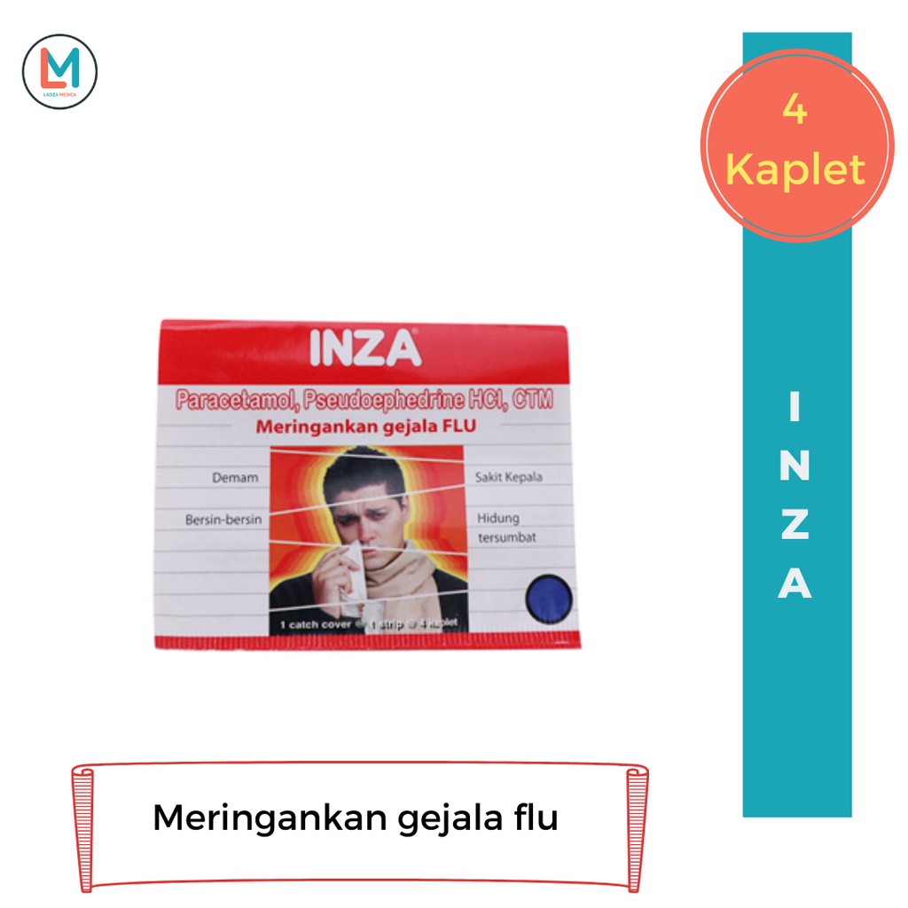 Inza Isi 4 Kaplet | Obat Flu