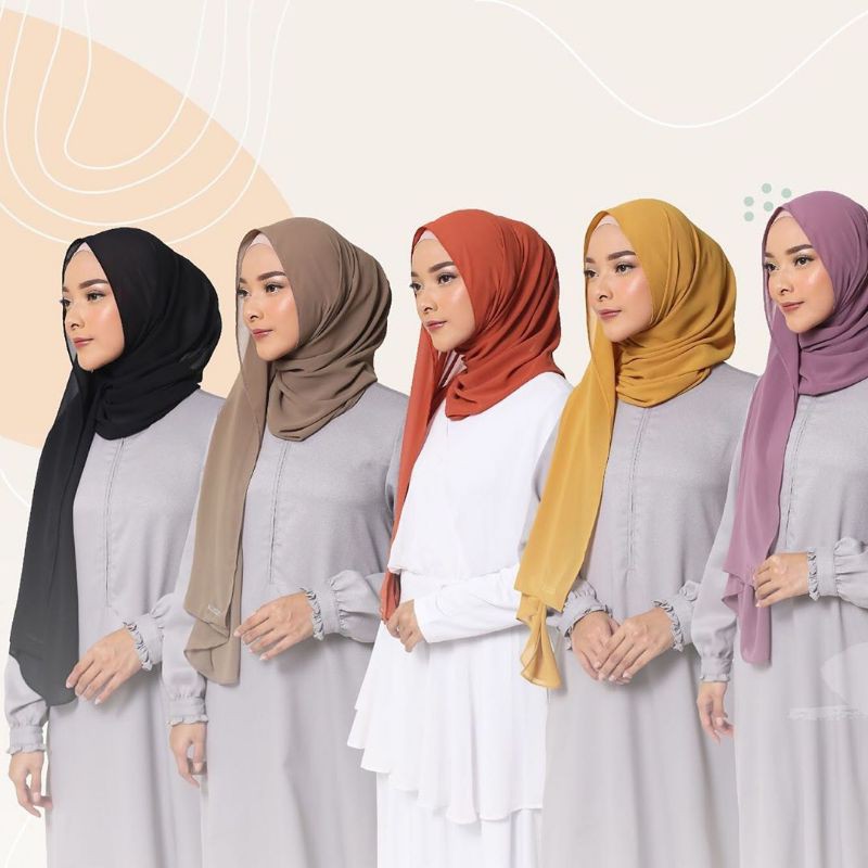 Pashmina elzatta - Selvia Anindita Pashmina Ceruty baby doll elzatta