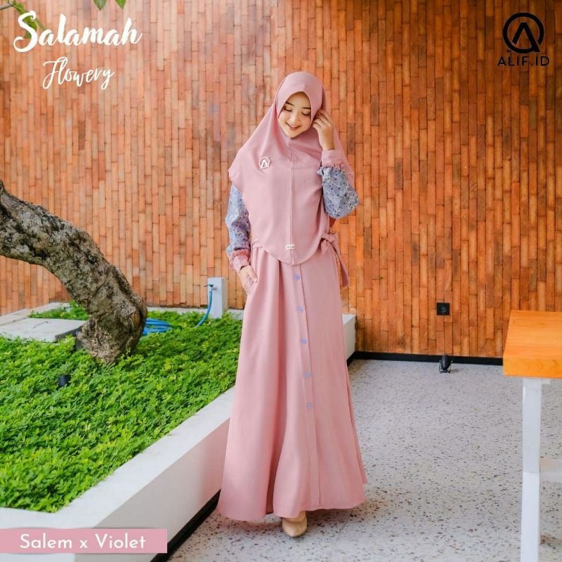 Salamah Flowery Dress by Alif.id