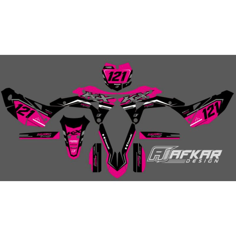DECAL KLX GORDON PINK DESIGN SUKA SUKA