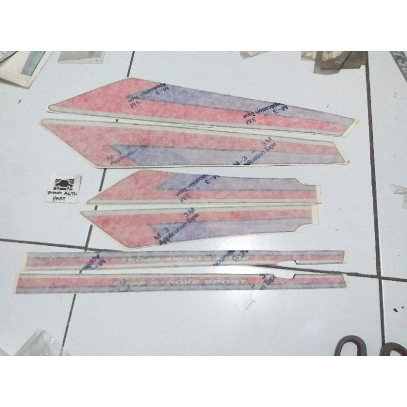 STRIPING BODI HONDA GL MAX 1993 ORI 3M