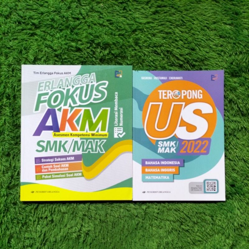 ORIGINAL ERLANGGA FOKUS AKM SMK/MAK, TEROPONG US SMK/MAK 2022