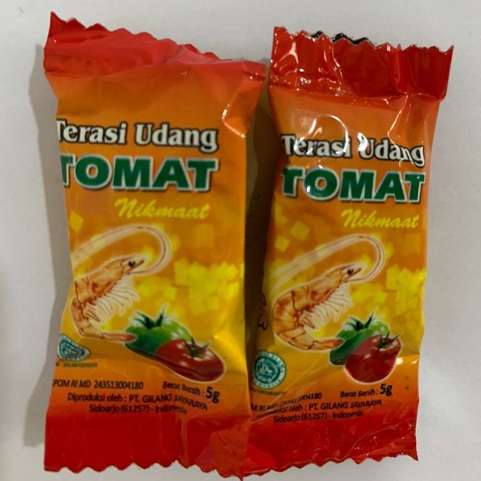 

Terasi Udang Cap Tomat 1 sachet @ 5 gram - 01