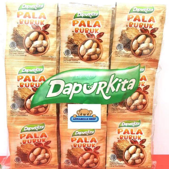 

populer] Dapur Kita PALA BUBUK nutmeg powder sachet Halal