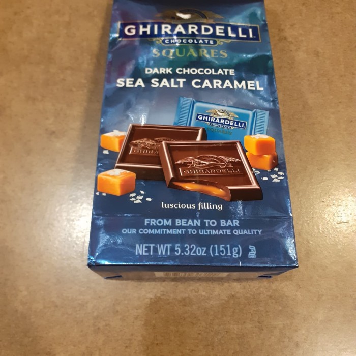 Spesial Promo - Ghirardelli Dark Chocolate Sea Salt Caramel-Coklat Import