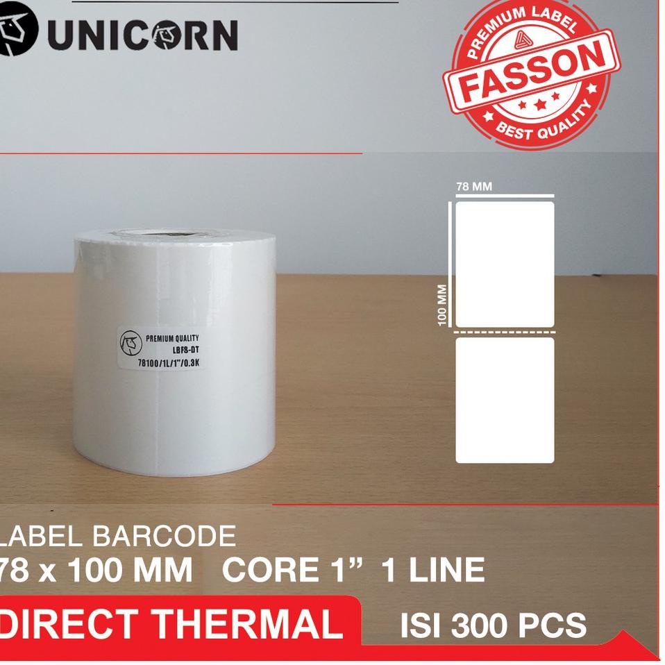 

Paling Kekinian Stiker Label Barcode Thermal 78x100 mm / 78 x 100 mm / 78x100mm