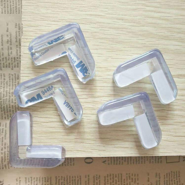 JM PELINDUNG SUDUT MEJA TRANSPARAN / PENGAMAN SIKU SUDUT MEJA SILIKON / PELINDUNG SIKU MEJA SILICONE / TABLE SAFETY