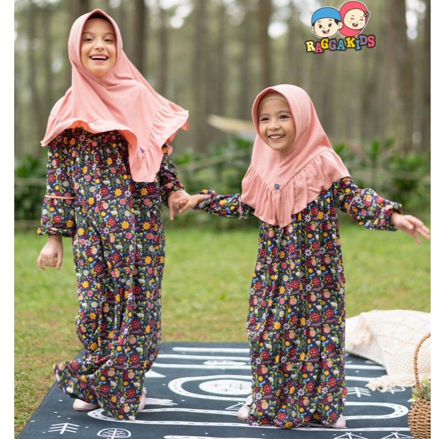 RAGGAKIDS Gamis Anak kaos couple gamis ibu anak RG47 RGD47