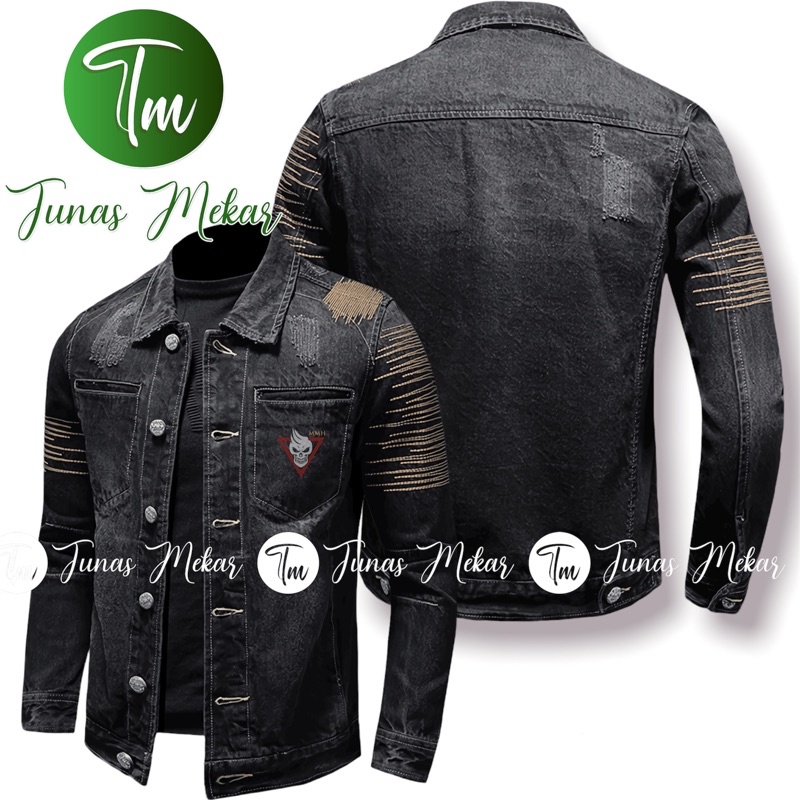 JAKET JEANS BOMBER &amp; THE RDCK MMH