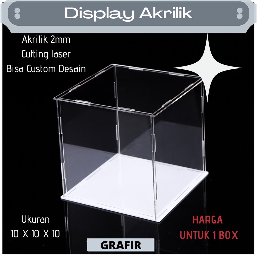 Display Akrilik | Display Kotak Akrilik | Showcase Akrilik | Display Mainan