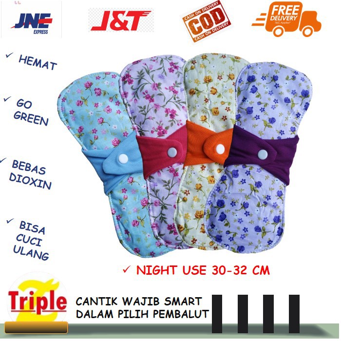 Pembalut kain Night Use Karakter