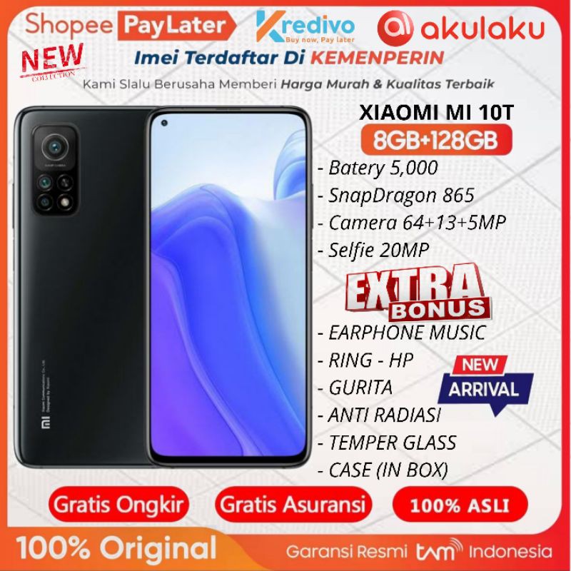 Xiaomi Mi 10T Ram 8GB Rom 128GB 8/128 Garansi Resmi Tam