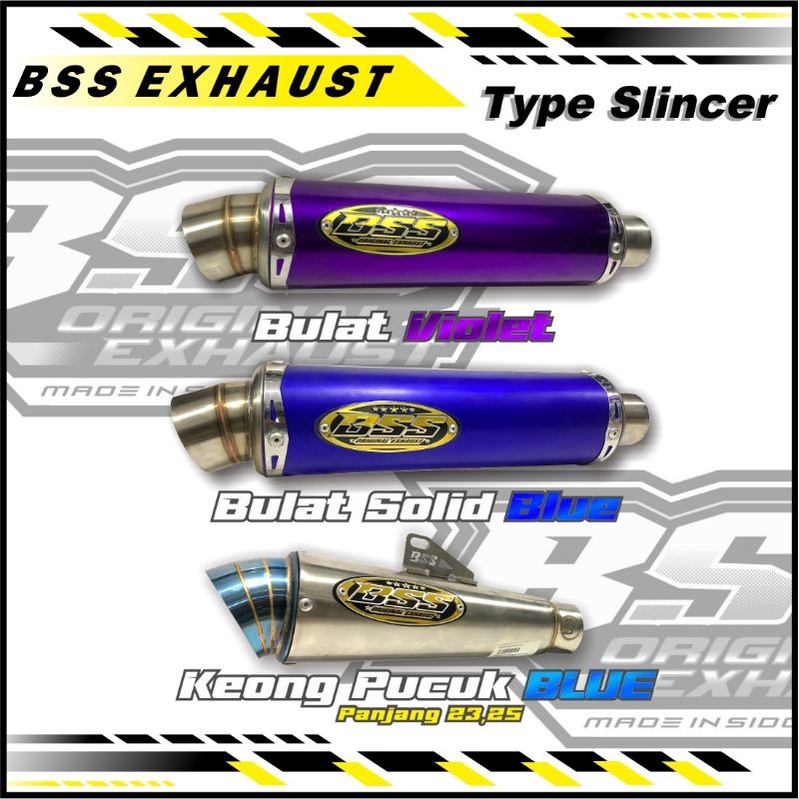 Knlapot original bss type keong tutup bluemon bulat anodes