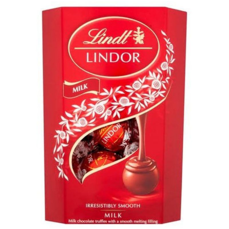 

Lindt Lindor Milk Chocolate - Coklat Truffle Import Swiss/Import