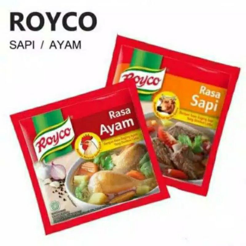 

Royco penyedap rasa sapi ayam 1 renceng