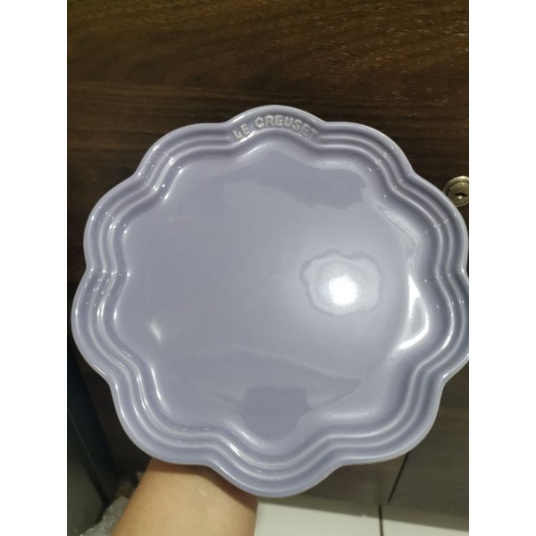 Piring Le creuset frill plate Lilac