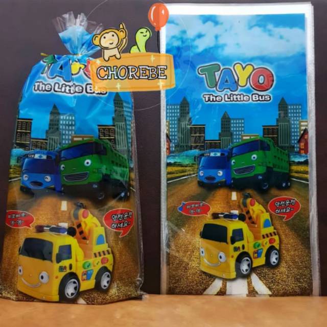 Plastik TAYO Ulang Tahun Anak