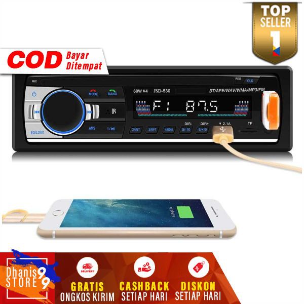 Tape Audio Mobil Bluetooth Murah Car MP3 Player Pemutar Lagu Bluetoth Handphone