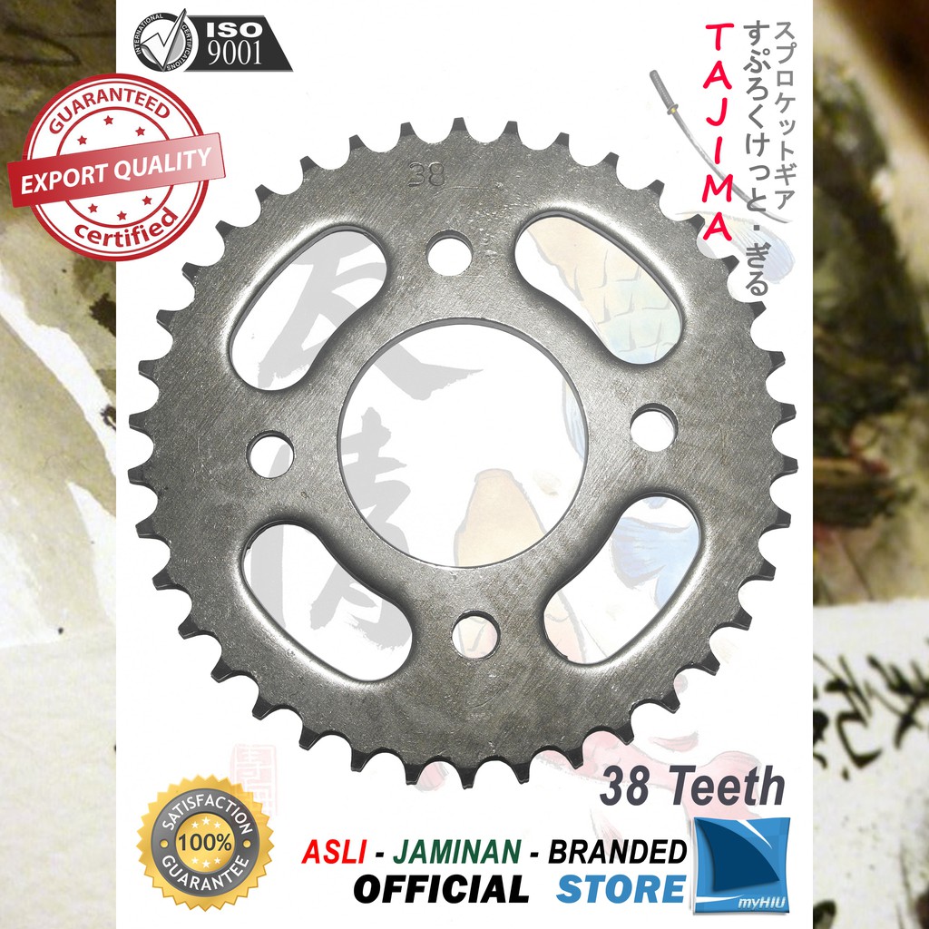 Gigi Tarik 30T ~ 39T HONDA GL Max, GL Pro, Mega Pro / New Gir Belakang - Rear Sprocket Gear TAJIMA