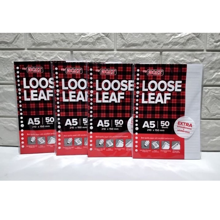 

LooseLeaf A5 -50 sheets bigBoss