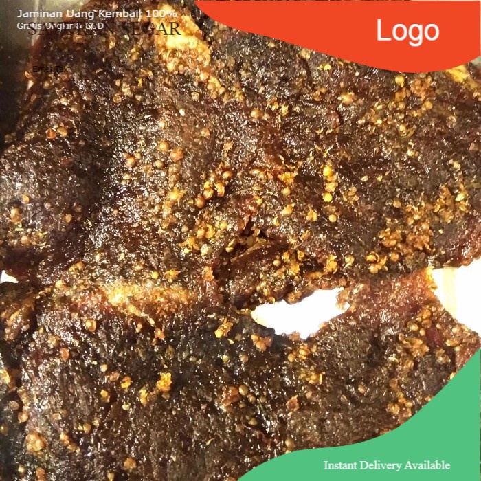 

dendeng daging sapi 100 gram