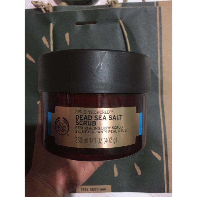 Dead sea salt scrub the body shop