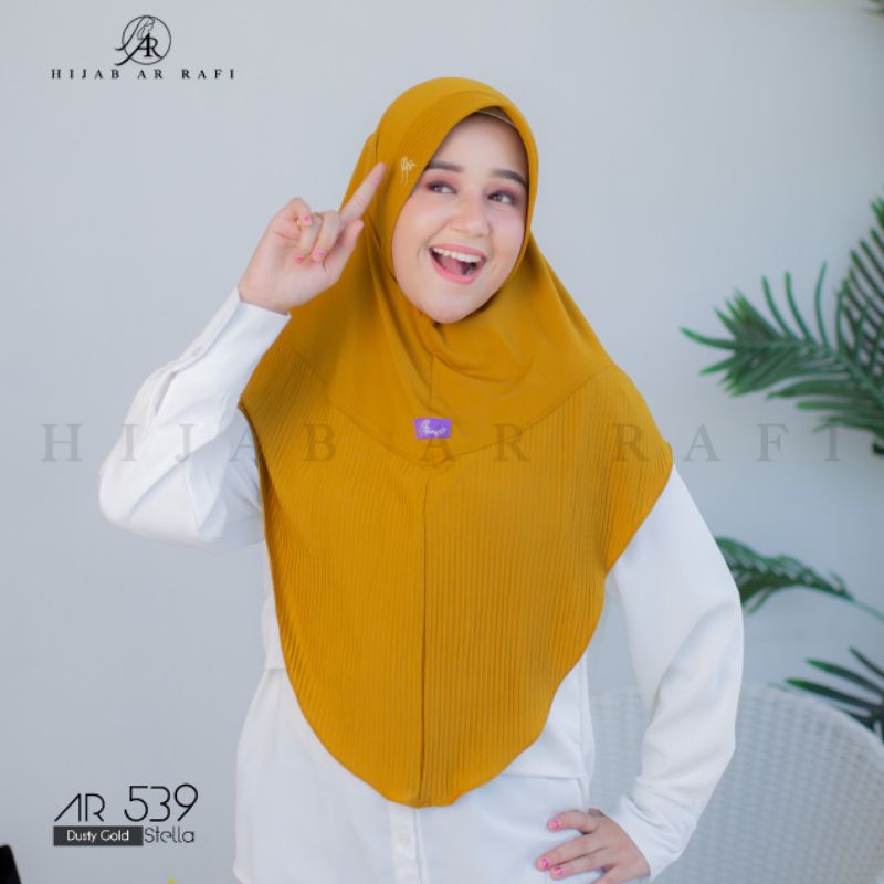 Hijab Arrafi Ar 539 Hijab Instan Plisket Pliskit