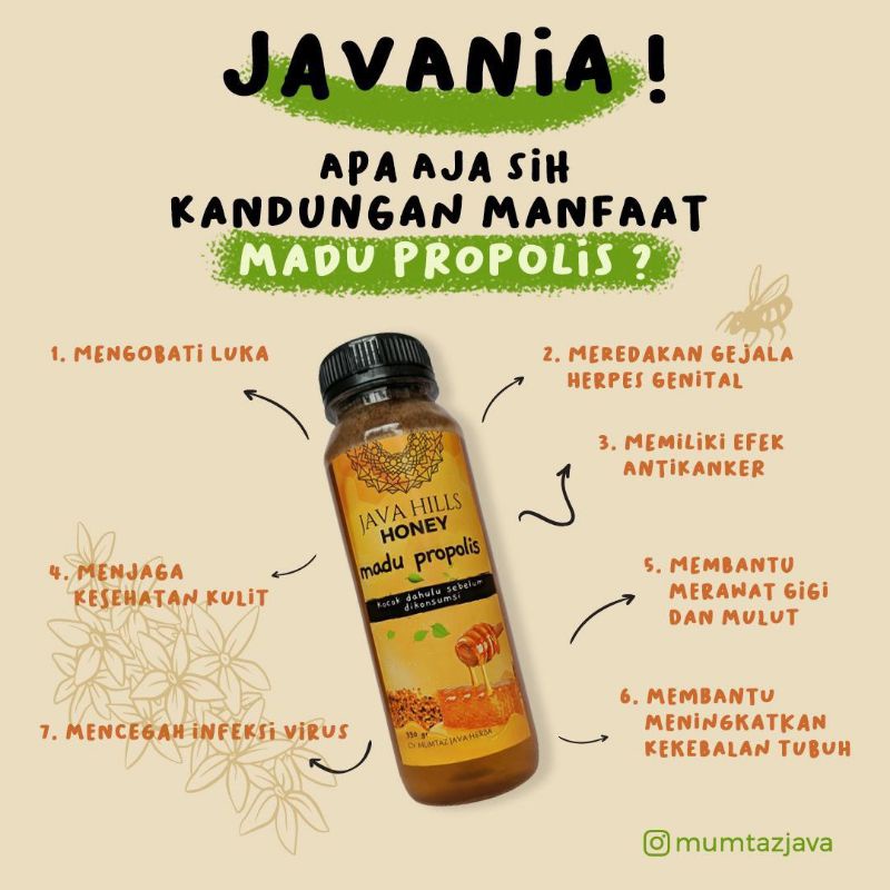 

Madu propolis Java Hills Honey