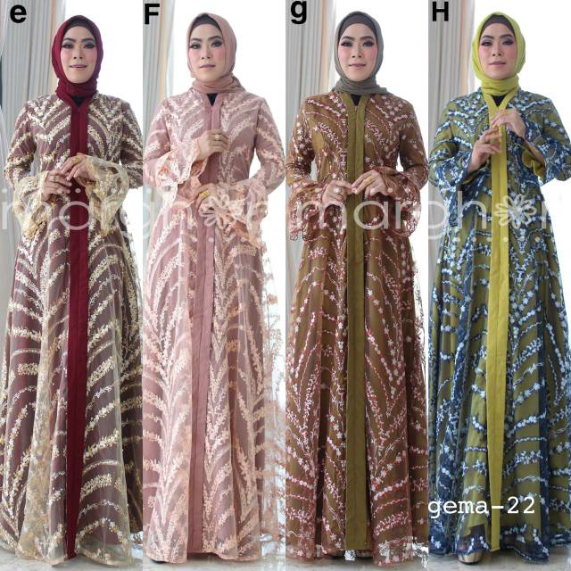 Gema 22 By Marghon~ gamis original branded murah