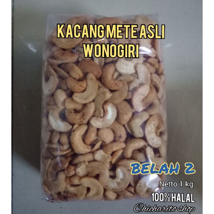 

kacang mete mede goreng 1kg belah 2