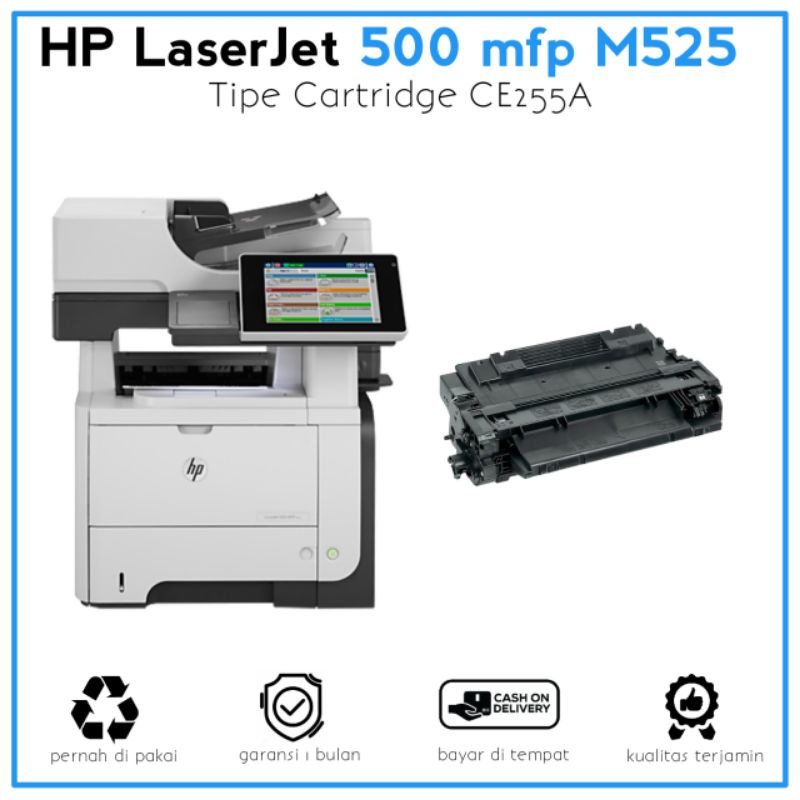 Printer HP LaserJet 500 mfp M525 / Kaca fotocopy F4
