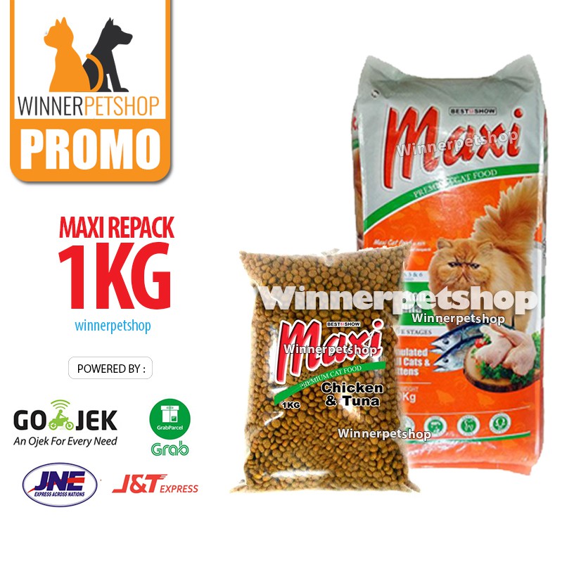 Maxi Cat REPACK 1Kg - Makanan Kucing Maxi 1kg 1 kg Maxicat maxi catfood  maxicatfood