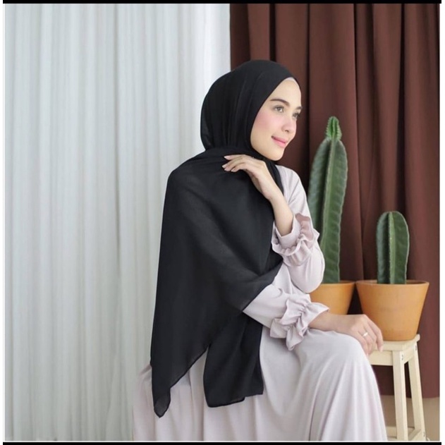 SEDEKAH PASHMINA TISHA THALIA HIJAB SABYAN TALI INSTAN