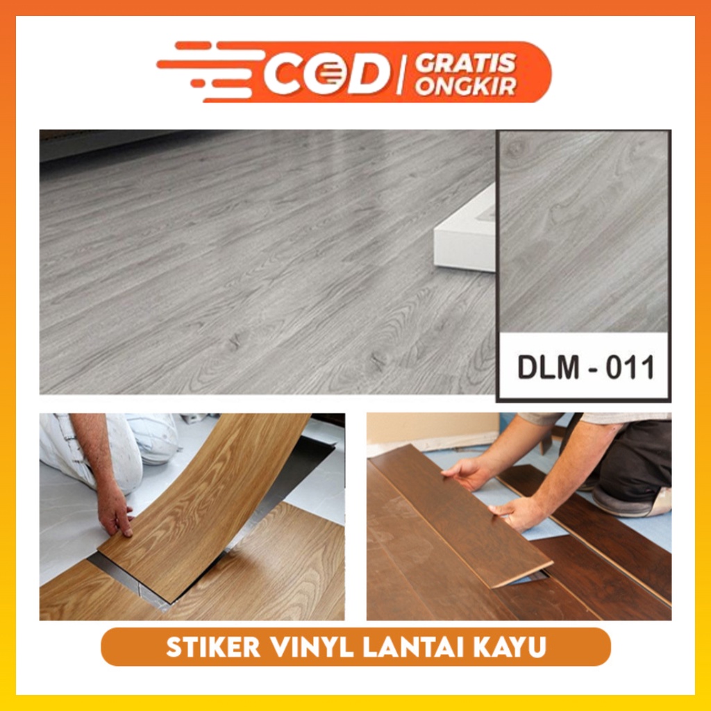 Stiker Lantai Vinyl Motif Kayu Stiker Vinyl Bertekstur Elegent Stiker Wallpaper Lantai Whfurniture