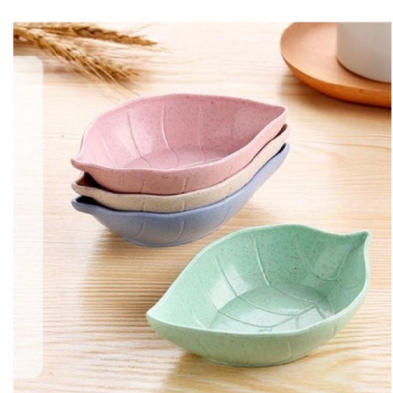 `ღ´ PHINKL `ღ´ Mangkok daun plastik untuk makanan atau masker mangkuk multifungsi bumbu dapur