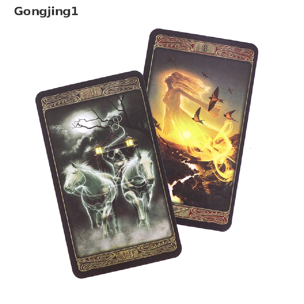 Gongjing1 1 Kotak 78 Kartu Tarot Ghost Untuk Permainan Keluarga