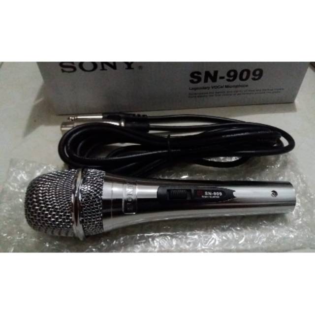 Mik Kabel sony Sn 909 Microphone SONY SN909 SN-909 Mic kabel mikrofon karaoke VOCAL