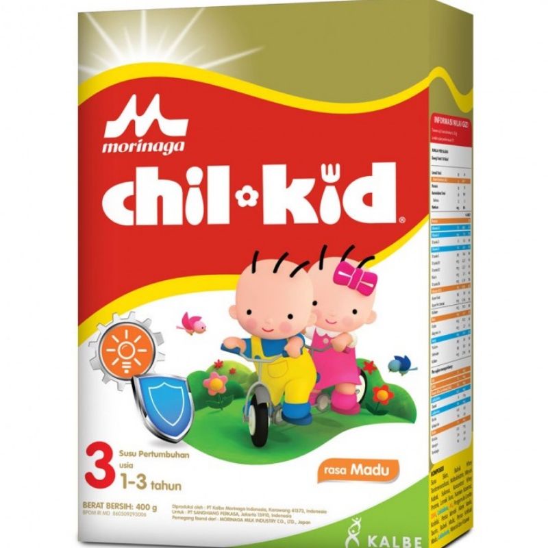 MORINAGA CHIL KID 1-3 TAHUN MADU DAN VANILLA 400GR