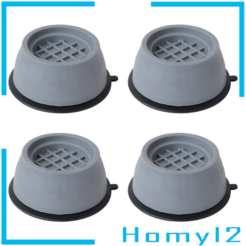 [HOMYL2] 4x Anti Vibration Feet Mat Washing Machine Antivibration Pads Tumble Dryers
