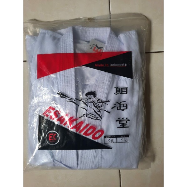 karate baju kumite bahan garis/tommy esakaido