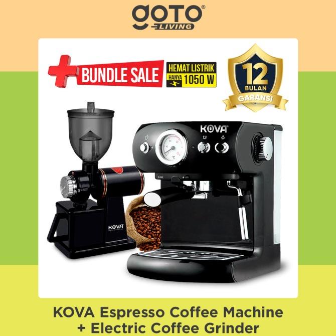 Bundling Kova Espresso Maker dan Electric Coffee Grinder Termurah