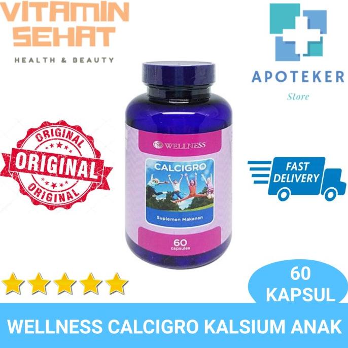 Wellness Calcigro Kalsium Vitamin Pertumbuhan Anak