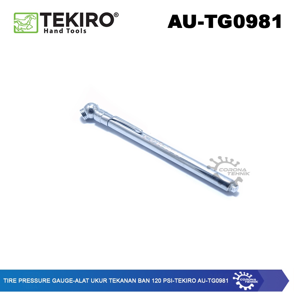 Tekiro AU-TG0981 - Tire Pressure Gauge - Alat Ukur Tekanan Ban 120 Psi