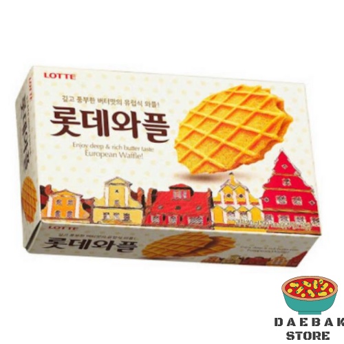 

Lotte Waffle Rasa Vanilla Made in Korea 40g