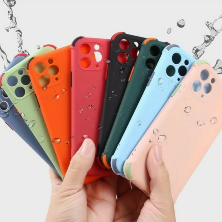 dc88 -  Infinix Smart 5 Softcase Candy Crak Macaron 2 Tone Plus Pelindung Camera