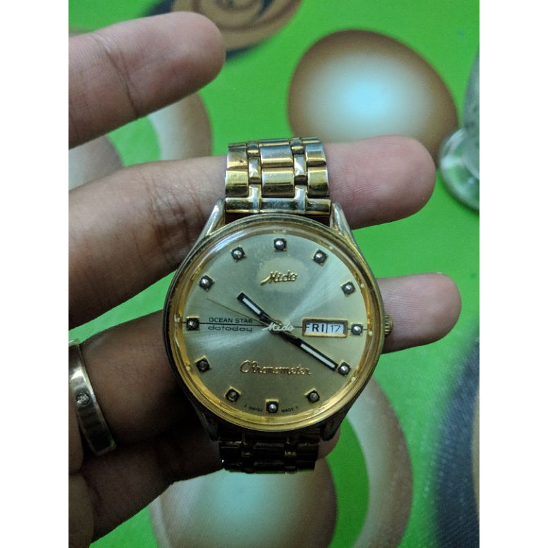 Harga jam tangan best sale mido ocean star chronometer