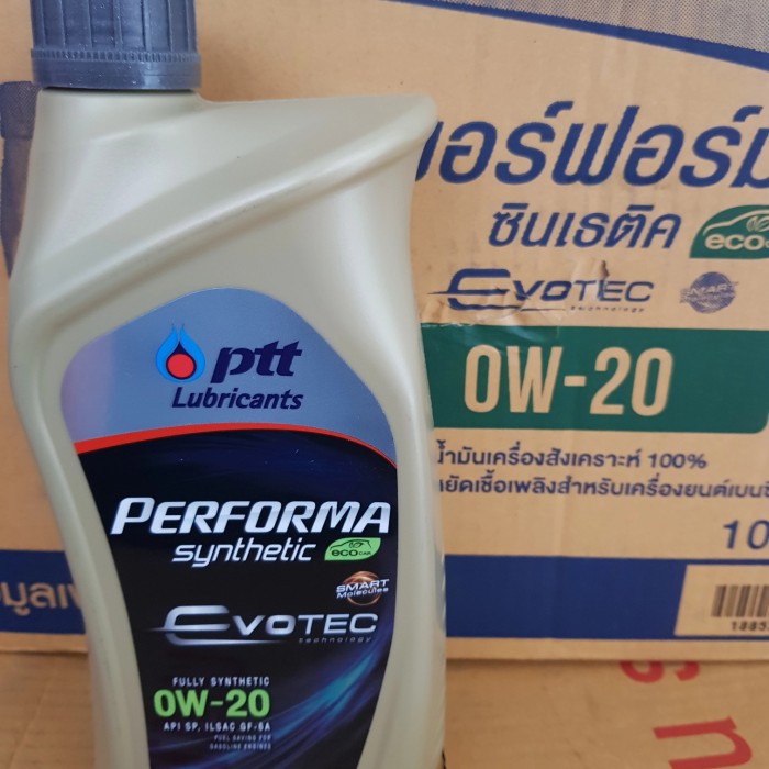 Ptt performa synthetic eco SAE 0w20 1ltr(oli mobil)