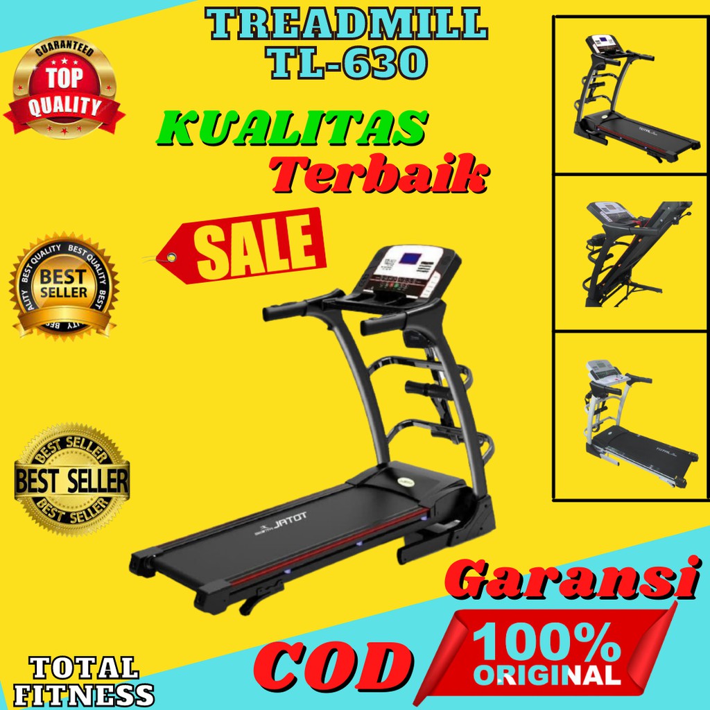 Treadmill Elektrik TL 630 Total Fitness Alat Olahraga