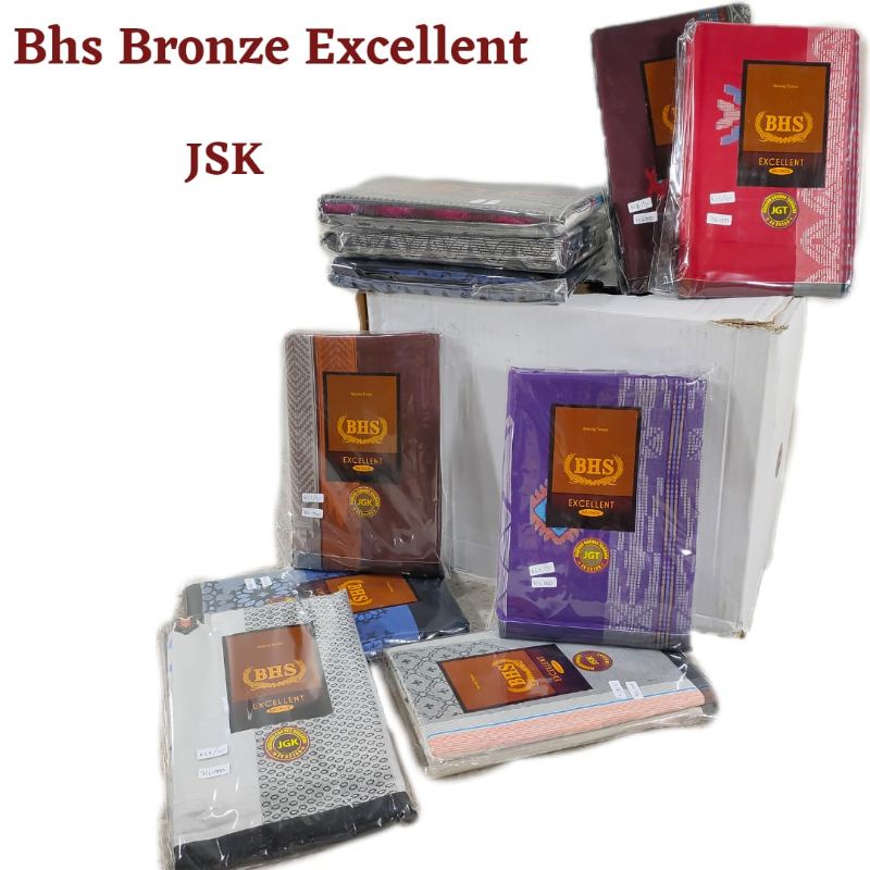 Sarung BHS Excellent Bronze Jacquard JSK Mix JGT JGK JTB Ecer Grosir