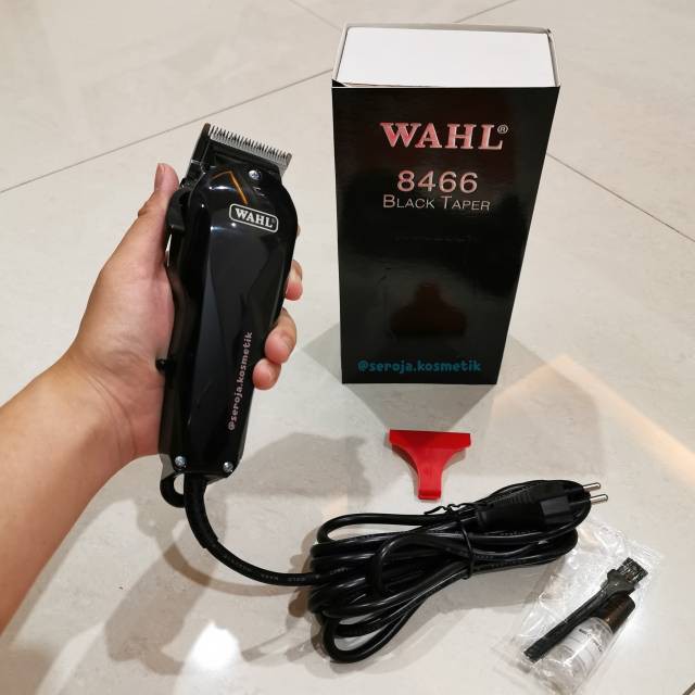 Toko Pauline - WAHL Super Taper Black 8466 Mesin ORIGINAL Clipper Alat Cukur Rambut